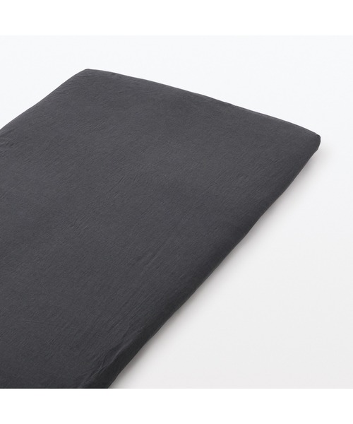 無印良品（MUJI） ベッド 寝具 洗いざらし敷ふとんシーツ・S 兼浅型