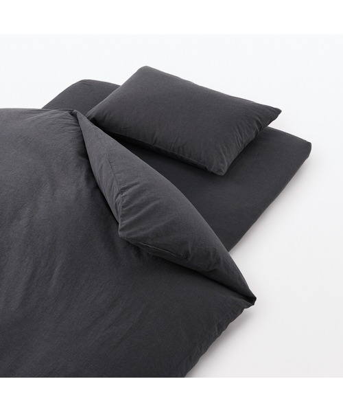 無印良品（MUJI） ベッド 寝具 洗いざらし敷ふとんシーツ・S 兼浅型