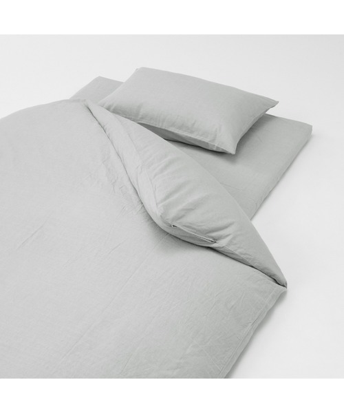 無印良品（MUJI） ベッド 寝具 洗いざらし敷ふとんシーツ・S 兼浅型