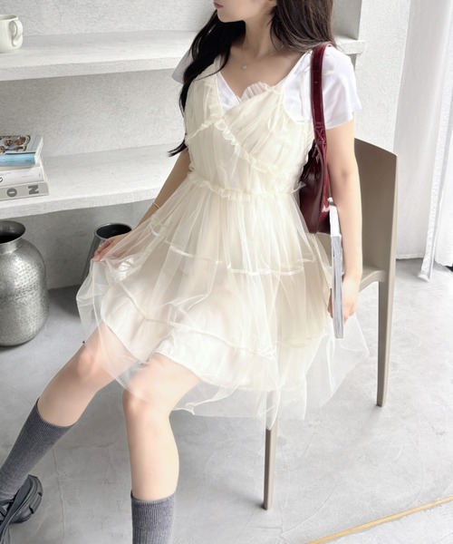 Ada. ワンピース 1枚で主役級。大人フェミニンに映える。チュール