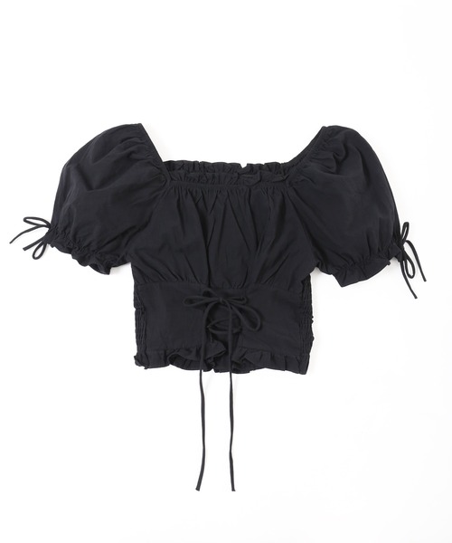 ブラウス シャツ 「PHILLY」パフスリーブビスチェブラウス レディース