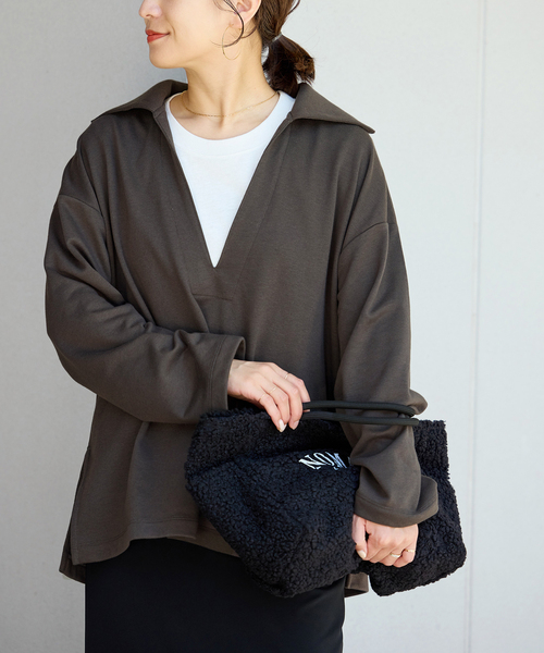 JOURNAL STANDARD tシャツ スキッパープルオーバー レディース