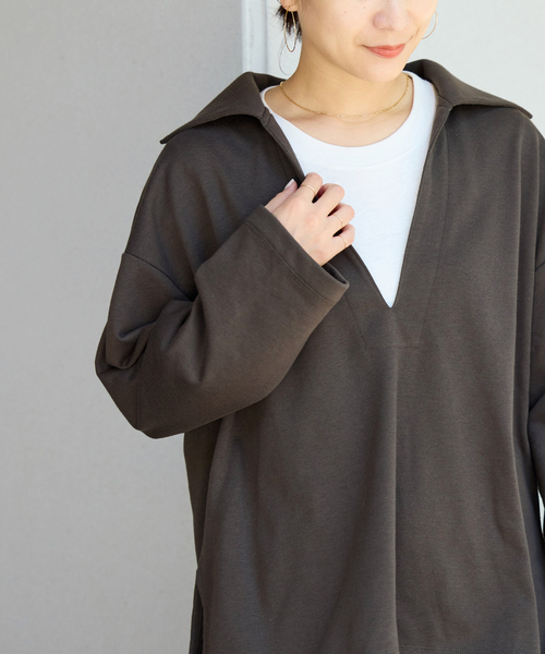 JOURNAL STANDARD tシャツ スキッパープルオーバー レディース