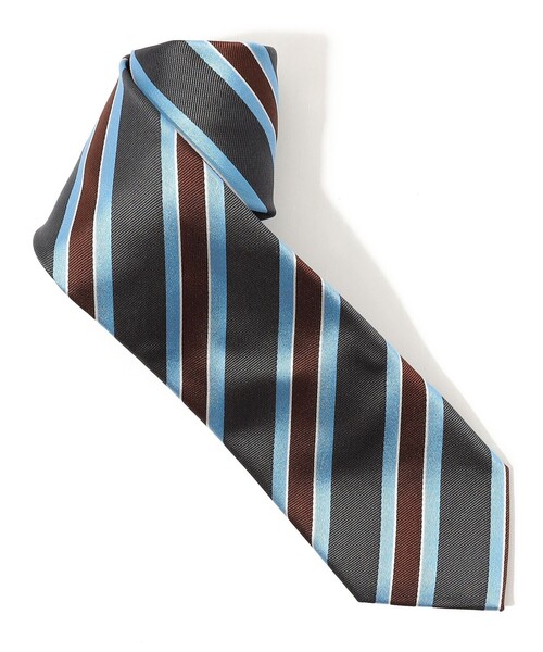 STEFANO BIGI（ステファノビジ） ネクタイ シルク レジメンタル