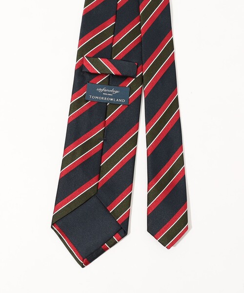 STEFANO BIGI（ステファノビジ） ネクタイ シルク レジメンタル