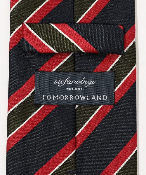 STEFANO BIGI（ステファノビジ） ネクタイ シルク レジメンタル