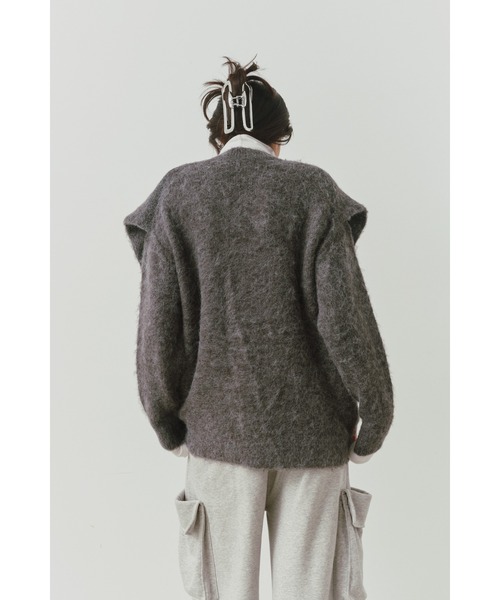 ALEXIA STAM新作カーディガン ALEXIA STAM（アリシアスタン） ニット セーター Zip Up Knit Cardigan