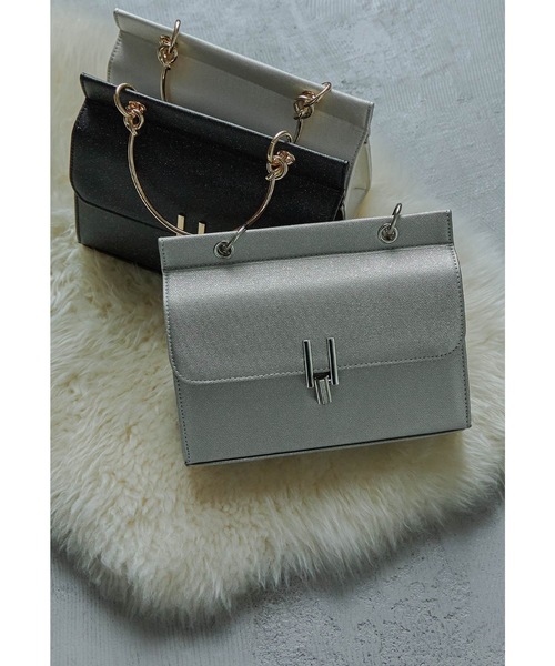 niana（ニアナ） クラッチバッグ パーティーバッグ 2wayメタルハンドル