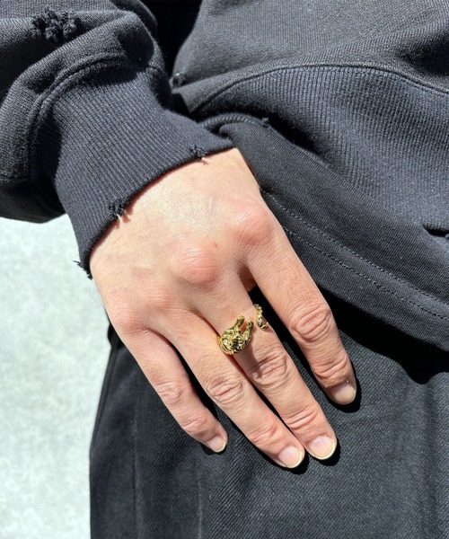 Port（ポート） 指輪 リング アンティーク調 タイガー リング 「 虎