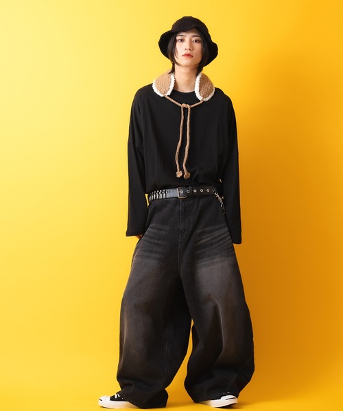 耳当て イヤーマフ an meets zakka ニット×ファーリバーシブル
