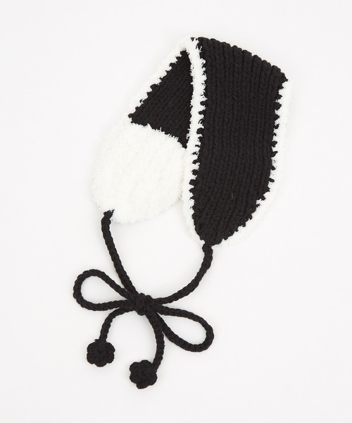 耳当て イヤーマフ an meets zakka ニット×ファーリバーシブル