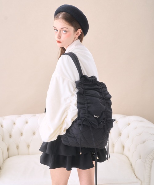 Lovilyn（ラヴィリン）の「ギャザーリボンバックパック(リュック