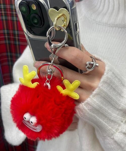 トナカイ♡ボールチェーンキーホルダ WEGO（ウィゴー） キーホルダー WEGO/トナカイモンスターぬいぐるみ