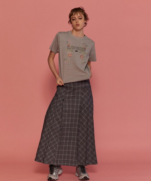MAISON SPECIAL tシャツ LUCID Glitter Flower T-shirt/LUCID