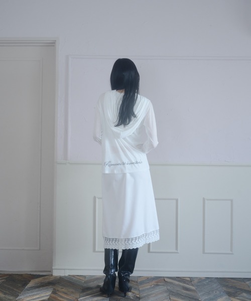 Smyeon スカート Antique lace midi skirt/アンティークレースミディ