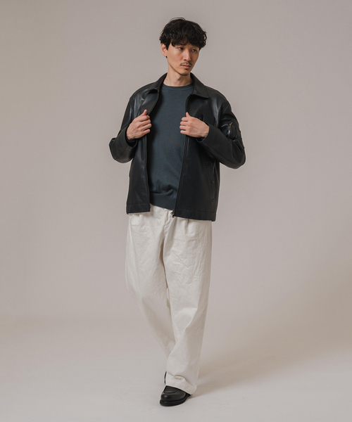 EDIFICE コート ジャケット ETS.MATERIAUX(マテリオ) ラムレザー