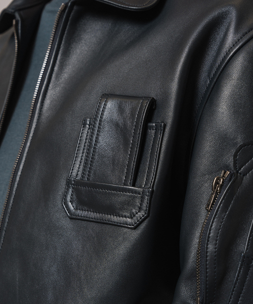 EDIFICE コート ジャケット ETS.MATERIAUX(マテリオ) ラムレザー