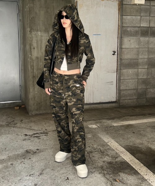 BLONDEY セットアップ ミリタリースウェットセットアップ レディース  