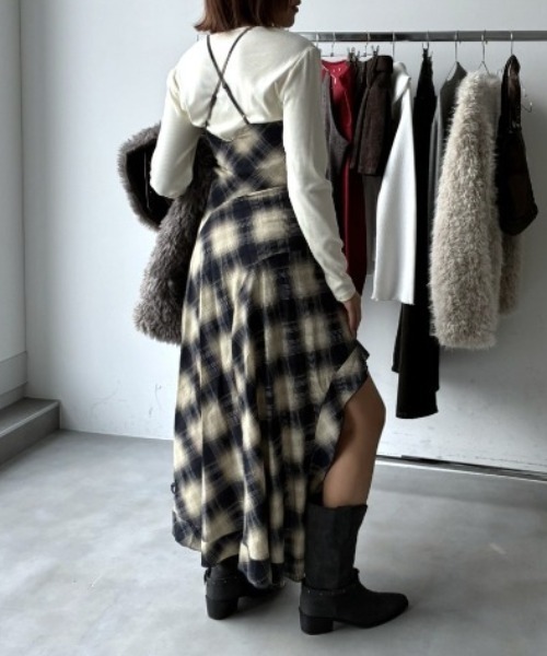 SHAGGIE（シャギー） ワンピース 「ViVi掲載」チェック柄/ニュアンス柄