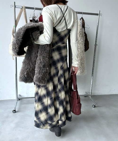 SHAGGIE（シャギー） ワンピース 「ViVi掲載」チェック柄/ニュアンス柄