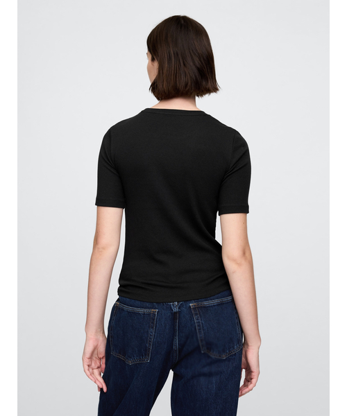 GAP tシャツ モダン クルーネックTシャツ 半袖 レディース