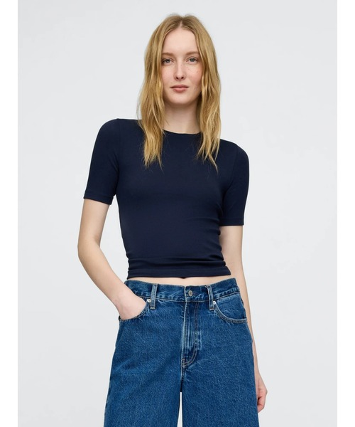 GAP（ギャップ） tシャツ モダン クルーネックTシャツ 半袖 レディース 