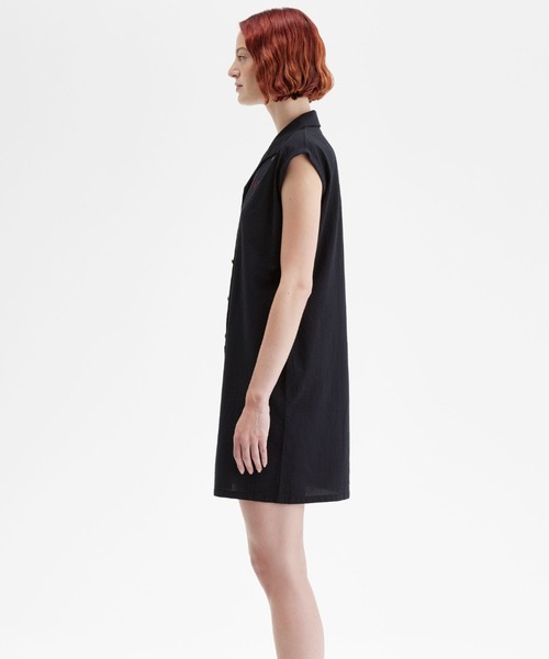 FRED PERRY AMY WINEHOUSE 半袖シャツワンピース FRED PERRY シャツワンピース Amy Winehouse Open Collar Shirt