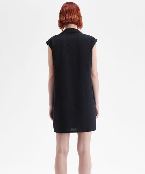 FRED PERRY AMY WINEHOUSE 半袖シャツワンピース FRED PERRY シャツワンピース Amy Winehouse Open Collar Shirt