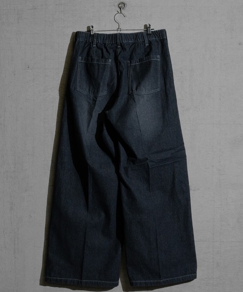 JOHN'S CLOSET ジーンズ 「13」センタープレス ワイドデニム