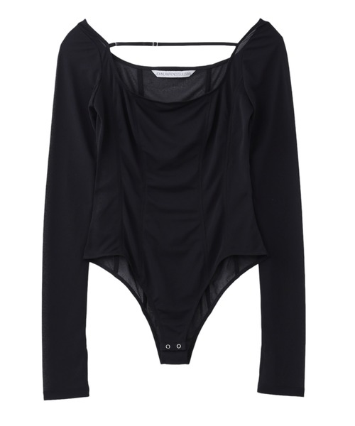 tシャツ JERSEY FLONT STRAP BODY SUIT TOP レディース メンズ