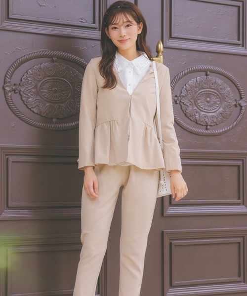 Retica（レティカ） セットアップ スーツセット レディース Vカラー