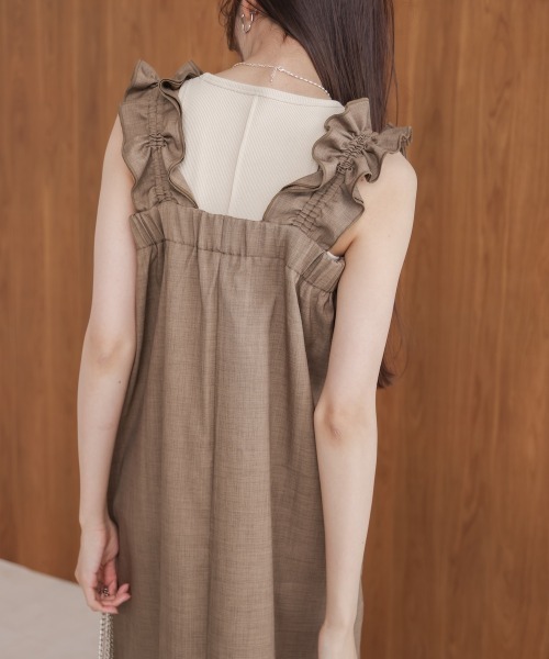 正規品♡スフレ♡BEARワンピース♡ベージュ BAB ワンピース 「S・Mサイズ展開」ギャザージャンパー