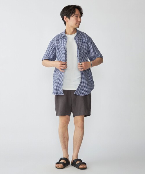 SHIPS（シップス） シャツ SHIPS: レイモンド レギュラーカラー リネン