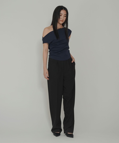 KINO THE KEI tシャツ 2WAY ドレープ プルオーバー
