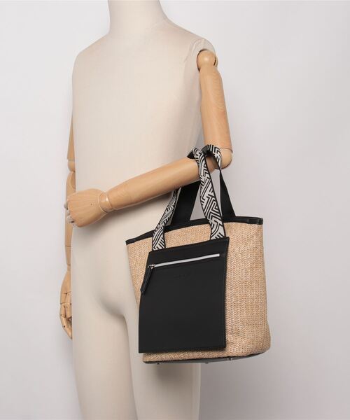 LANVIN SPORT トートバッグ モノグラム柄カートバック