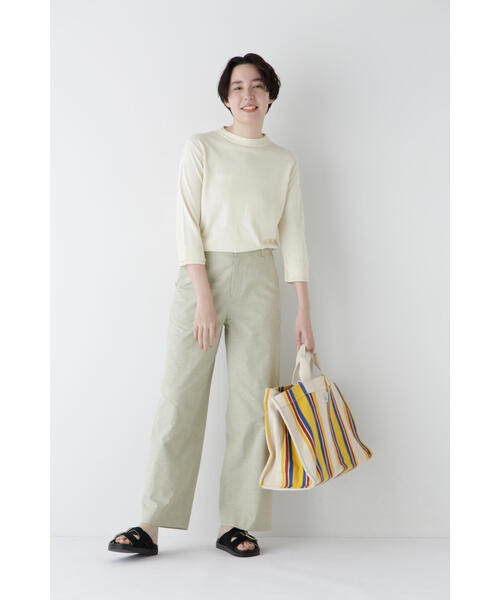 みゆみゆ Gauze# ワイドサルエルパンツ(ホワイト) ホワイト デニム ワイドパンツ（5492WT86010） | TO