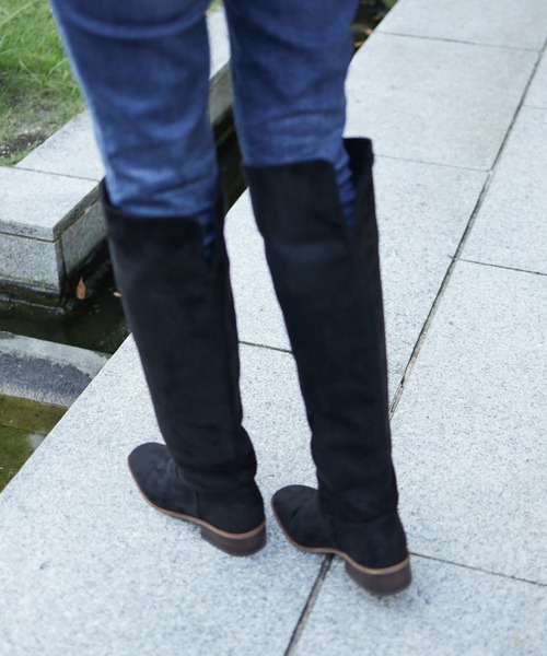 「SESTO」 ロングブーツ M ブラック レディース_画像7