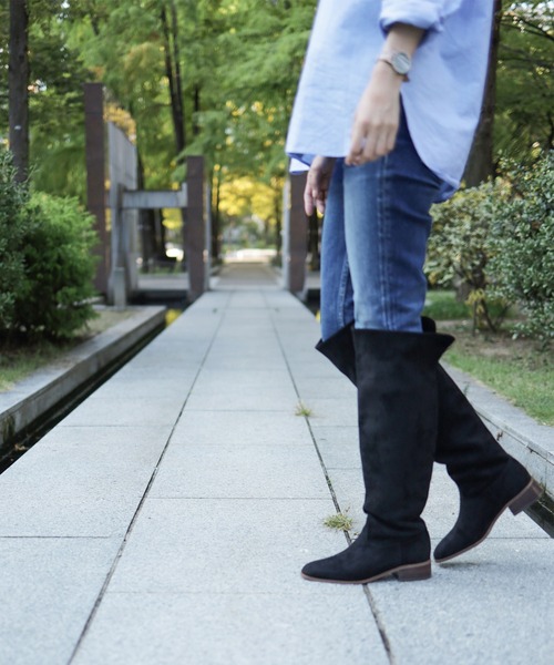 「SESTO」 ロングブーツ M ブラック レディース_画像8