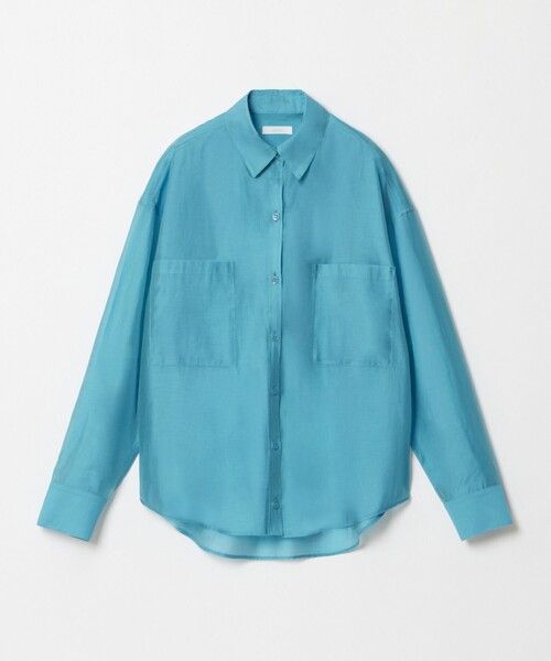 allureville（アルアバイル） ブラウス シャツ ナチュラルオーガンジー