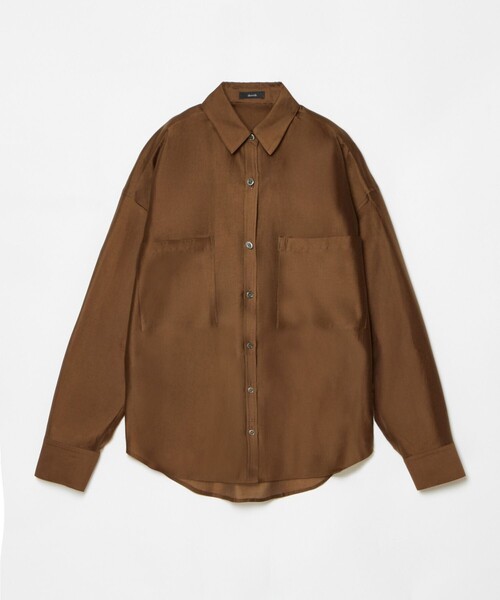 allureville（アルアバイル） ブラウス シャツ ナチュラルオーガンジー