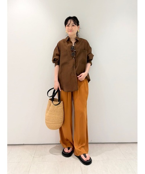 allureville（アルアバイル） ブラウス シャツ ナチュラルオーガンジー