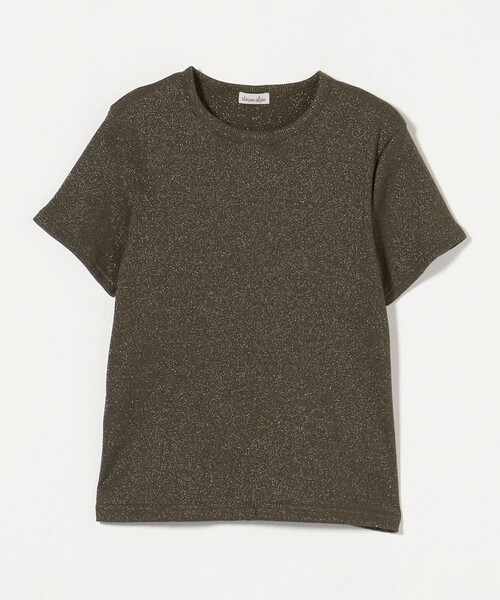 スティーブンアラン/Steven alan ラメ　テレコ　Tシャツ STEVEN ALAN tシャツ 「Steven Alan」ラメ テレコ Tシャツ