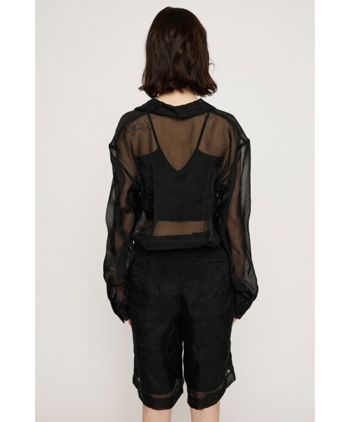 SLY（スライ） オールインワン SHEER TAILOR JUMPSUITS シアー