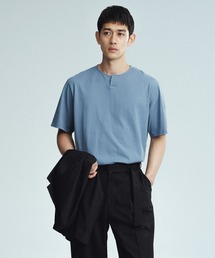 tシャツ ボックスシルエット ミニマム キーネック Tシャツ メンズ｜ZOZOTOWN Yahoo!店