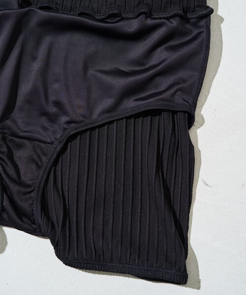 新品 タグ無し サイド 紐ギャザー タンク 2セット 水着（トップス・パンツ） FREAK'S STORE/サイド 紐ギャザー タンク 2セット 水着