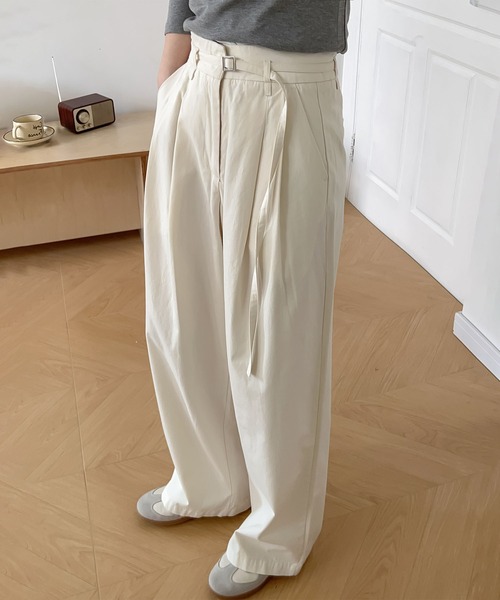 ベルト付きタックチノパンツ ベルト付きタックチノパンツ（チノパンツ）｜JOURNAL STANDARD