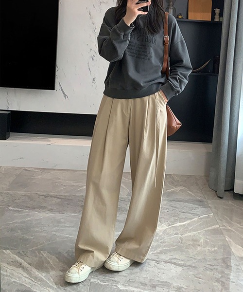 ベルト付きタックチノパンツ ベルト付きタックチノパンツ（チノパンツ）｜JOURNAL STANDARD