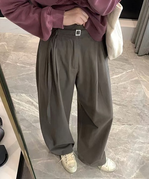 ベルト付きタックチノパンツ ベルト付きタックチノパンツ（チノパンツ）｜JOURNAL STANDARD