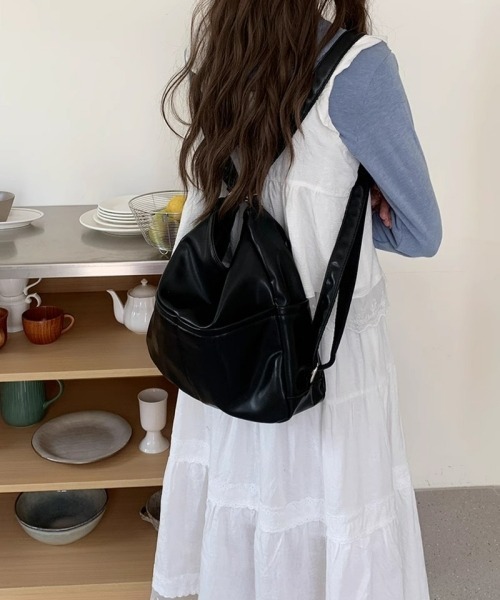 gossip!ロサンゼルス ショルダーバッグ バッグ レトロ風 大容量 3WAY