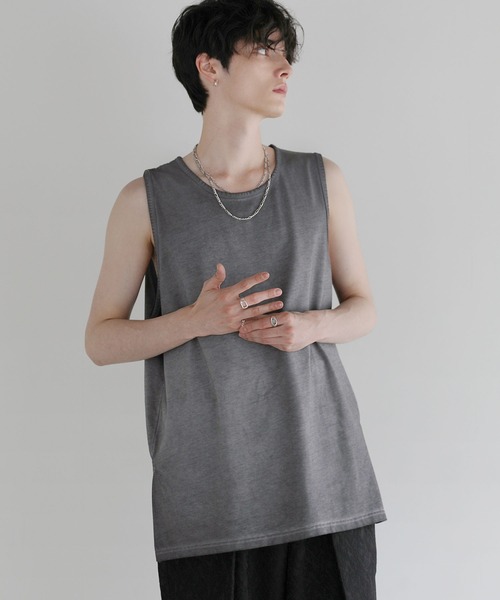 Giorgio Armani グレー系タンクトップ 46サイズ Emporio Armani Striped Jumper Grey | Mainline Menswear